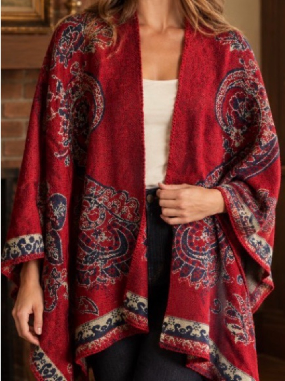 Le Moda NWT Thick Poncho